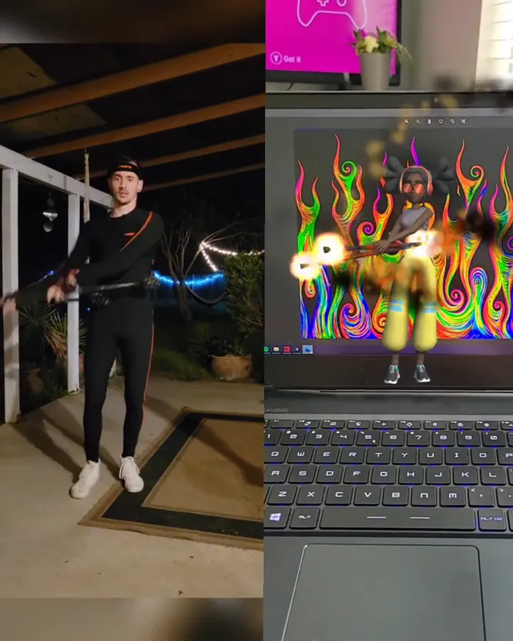Motion Capture Suit Hologram Concept