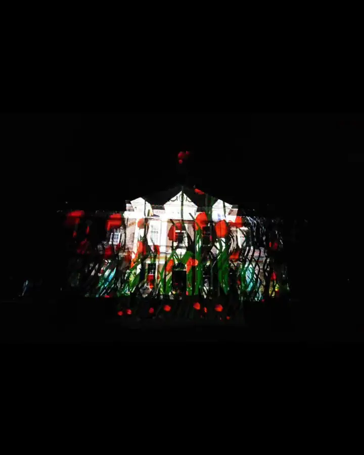 Hinsdale City Hall Projection Mapping