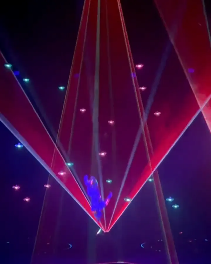 Singularity aerial drone circus at Salto Natale in Zurich
